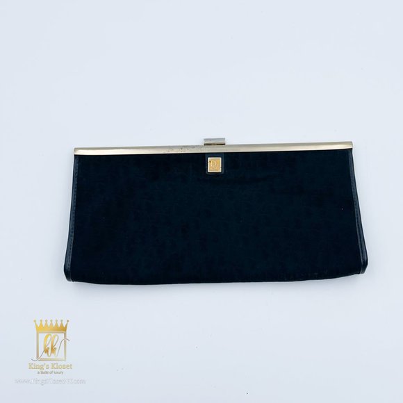 CHRISTIAN DIOR TROTTER VINTAGE KISSLOCK CLUTCH BAG - Picture 1 of 8